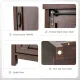 Image 10 for Кухонный комод-буфет Costway Sideboard с амбарной раздвижной дверцей лофт рустик