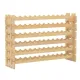 Image 4 for Стелаж винний Costway Modular Wine дерев'яний на 72 пляшки