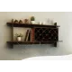 Image 3 for Настінна винна стійка Costway Kasta у стилі Loft