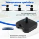 Image 9 for Основа для садової парасольки Costway Heavy Duty квадратна чорний