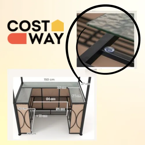 Скляна стільниця - стильно та безпечно