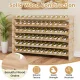 Image 8 for Стелаж винний Costway Modular Wine дерев'яний на 72 пляшки