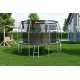 Image 3 for Батут Hop-Sport Premium 12ft (366см) чорно-сірий з внутрішньою сіткою