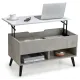 Image 1 for Стіл трансформер Costway Lagom в стилі Loft сірий