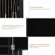 Image 11 for Зеркало подвесной шкаф Costway Glamour Case для бижутерии черный