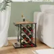 Image 10 for Стеллаж винный Costway Compact Beverage Bar 6 деревянный с держателем для бокалов