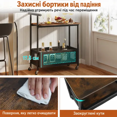Продумане зберігання: стільниця та глибокий кошик
