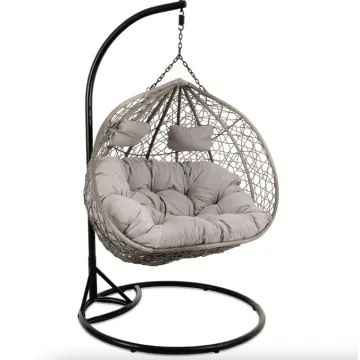 Підвісне крісло-кокон Di Volio Foggio двомісне сірий