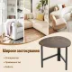 Image 10 for Журнальний столик Costway Tripod Coffee Table трикутний лофт коричневий