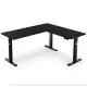 Image 10 for Компьютерный угловой стол Di Volio Montaro с регулируемой высотой черный