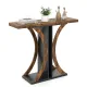 Image 1 for Стол-консоль Costway SlimConsole в прихожую лофт коричневый