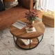 Image 6 for Журнальний столик Costway Leo з металевою основою в стилі Loft