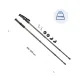 Image 14 for Трекінгові палиці Outtec Alu телескопічні 65-135см для скандинавської ходьби золотистий