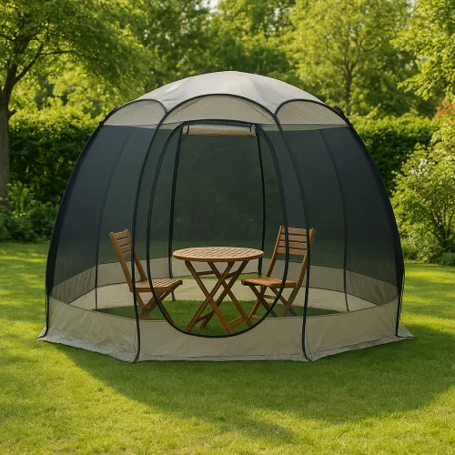 Садовая палатка-павильон Jumi Kibris складывается с москитной сеткой