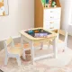 Image 2 for Комплект детской мебели Costway Kids Set 2-in-1 Desk стол и 2 стулья с двухсторонней столешницей-доской