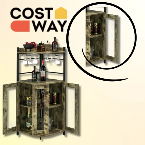 Простора шафа з прозорими дверцятами