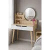 Туалетний столик Jumi Scandi з шухлядами, світлий бук