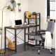 Image 2 for Комп'ютерний стіл Leobert Devoko з боковими полицями у стилі Loft