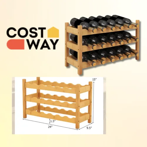 Місткість до 18 пляшок - ідеально для колекціонера