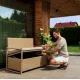 Image 2 for Садовая скамейка Di Volio Verbana с местом для хранения бежевый