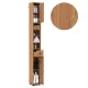 Image 5 for Шафа-пенал у ванну Costway Slim Tower вузька з шухлядою натуральний