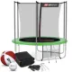 Image 1 for Батут Hop-Sport 8ft (244см) зелений з внутрішньою сіткою