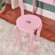 Image 2 for Дитячий туалетний столик Chomik ELSA з дзеркалом + стілець рожевий