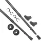 Image 13 for Трекінгові палиці Outtec Alu телескопічні 65-135см для скандинавської ходьби золотистий