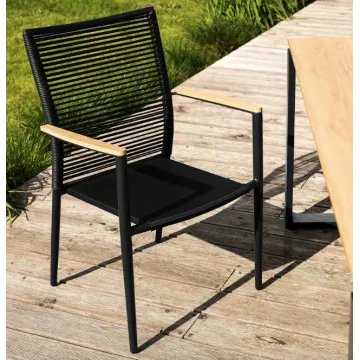 Садове крісло Di Volio Asti сірий/бежевий