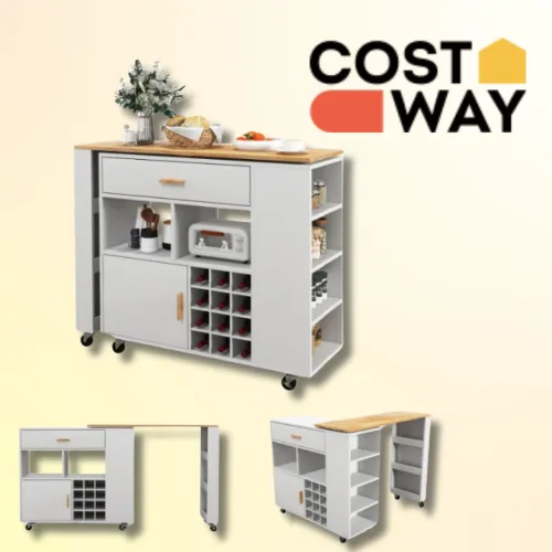 Двосторонній кухонний візок 2-в-1