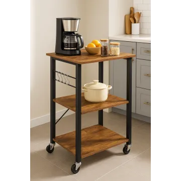 Стелаж Leobert Dash на колесах в стилі Loft