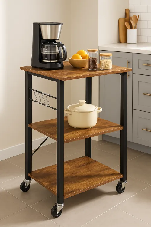 Стеллаж Leobert Dash на колесах в стиле Loft