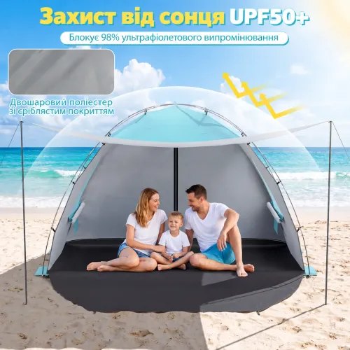 Поліестер із захистом UPF50+ для перерв між купанням