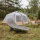 Image 5 for Шезлонг-ліжко туристичне Outtec Sun Zen розкладне м'яке з матрацом сірий