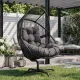 Image 4 for Крісло-кокон садове Di Volio Leno обертове чорний