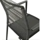 Image 3 for Садове крісло Di Volio Asti сірий/чорний