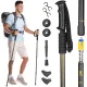 Image 6 for Трекінгові палиці Outtec Alu телескопічні 65-135см для скандинавської ходьби золотистий