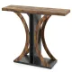 Image 4 for Стол-консоль Costway SlimConsole в прихожую лофт коричневый
