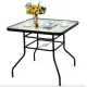 Image 7 for Садовий стіл Costway Jupiter скляний