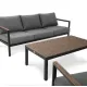 Image 4 for Комплект садових меблів Di Volio Tivoli графітовий/сірий