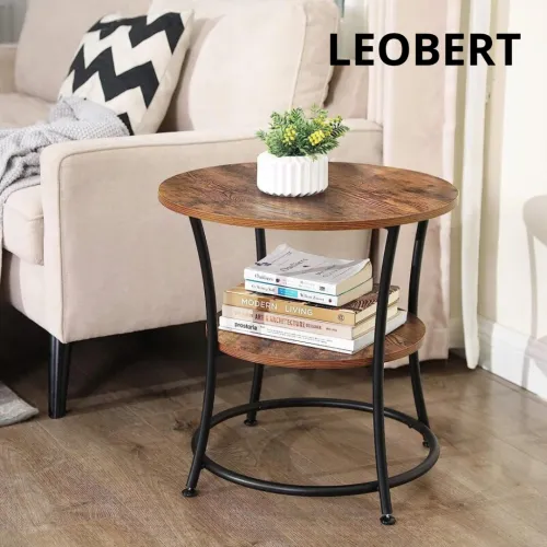 Круглый столик в стиле лофт