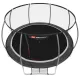 Image 2 for Батут Hop-Sport Premium 14ft (427см) чорно-сірий з внутрішньою сіткою