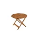 Image 1 for Садовий стіл Costway Patio дерев'яний з отвором для парасолі