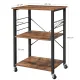 Image 2 for Стелаж Leobert Dash в стилі Loft з коліщатками коричневий
