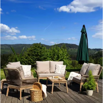 Комплект садових меблів Di Volio Akaia бежевий
