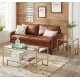 Image 5 for Журнальний столик Leobert Santorini в стилі Loft золотистий