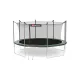 Image 4 for Батут Hop-Sport 14ft (427см) чорно-зелений з внутрішньою сіткою