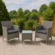 Комплект садових меблів меблі Di Volio Siena сірий/графітовий