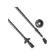 Image 4 for Трекінгові палки Outtec карбонові 110см 1-секційні Anti-shock