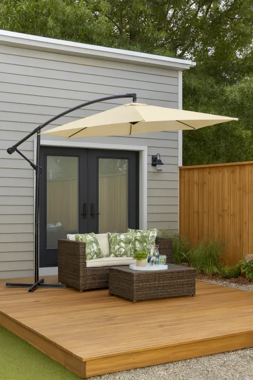 Парасоля садова Jumi Taup 300см кремовий